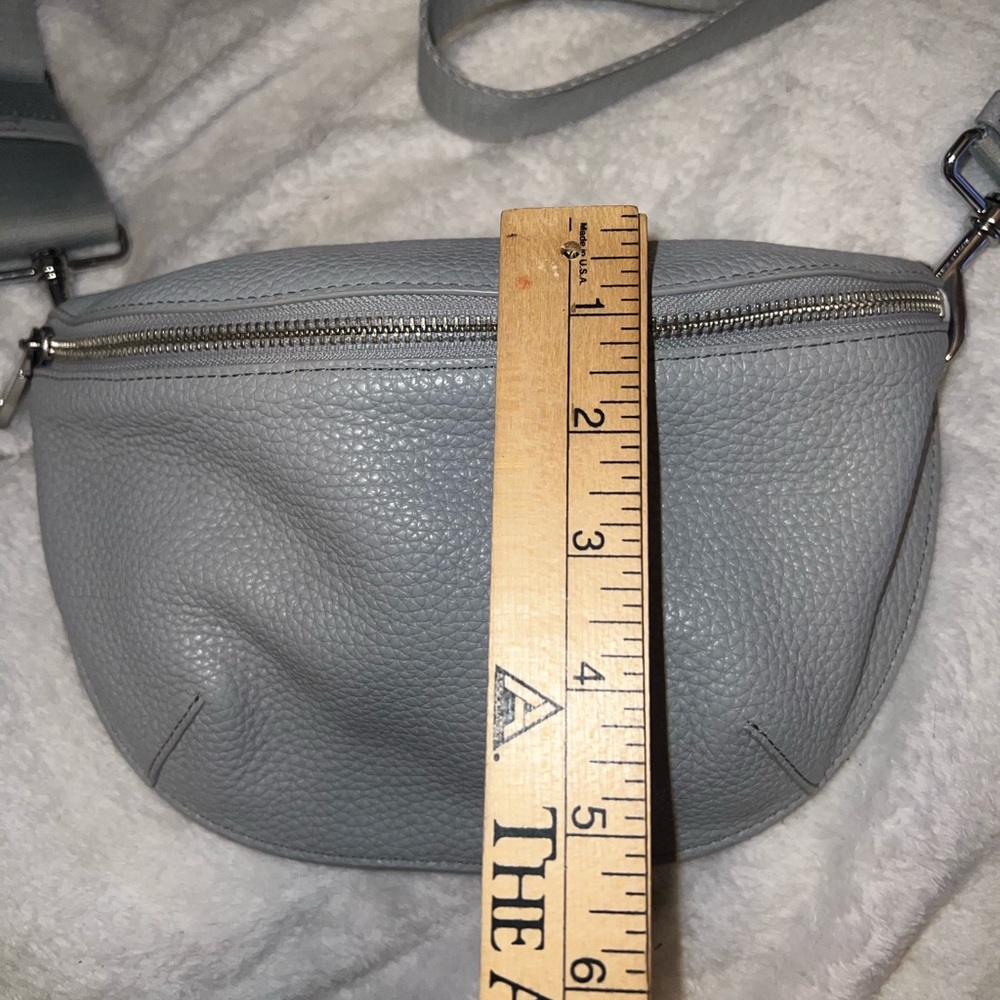 Rebecca minkoff Bree belt/sling bag, grey and black in color - Picture 3 of 8